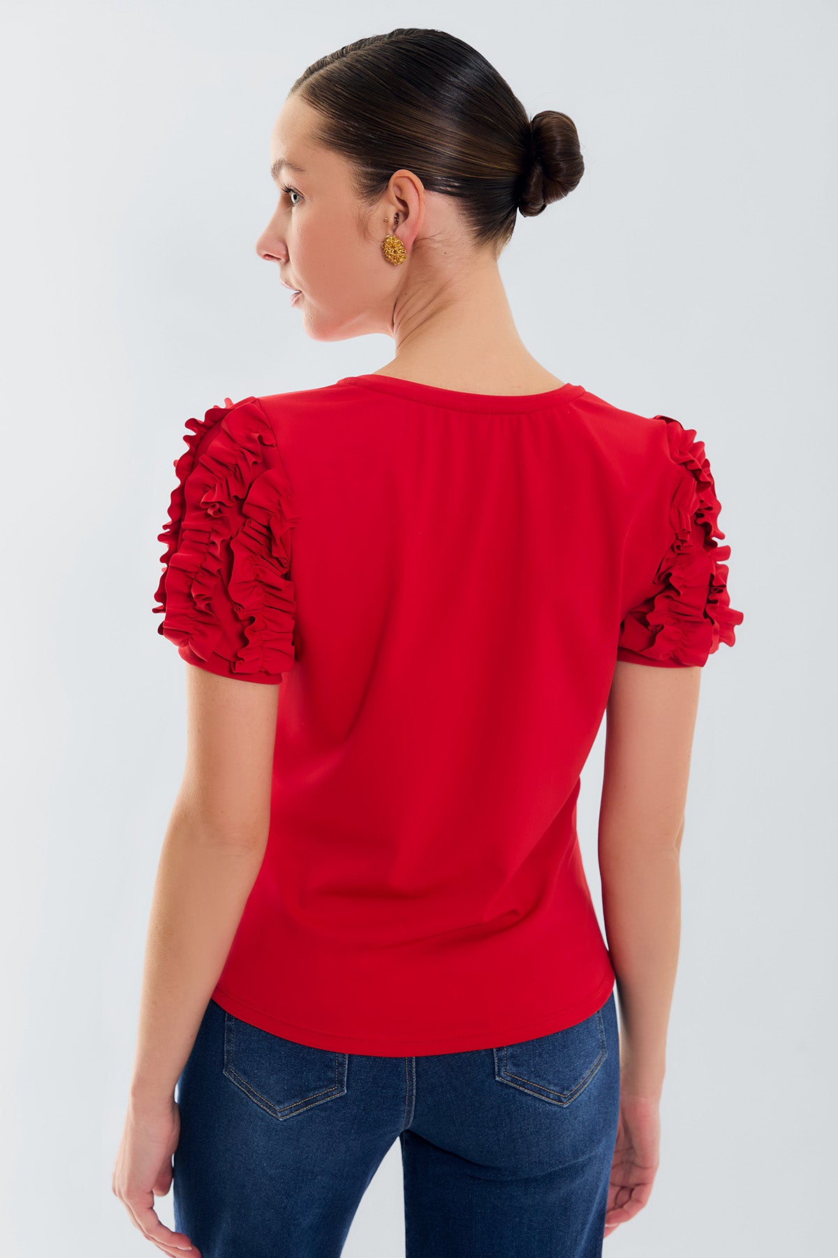 Camiseta con espirales en mang