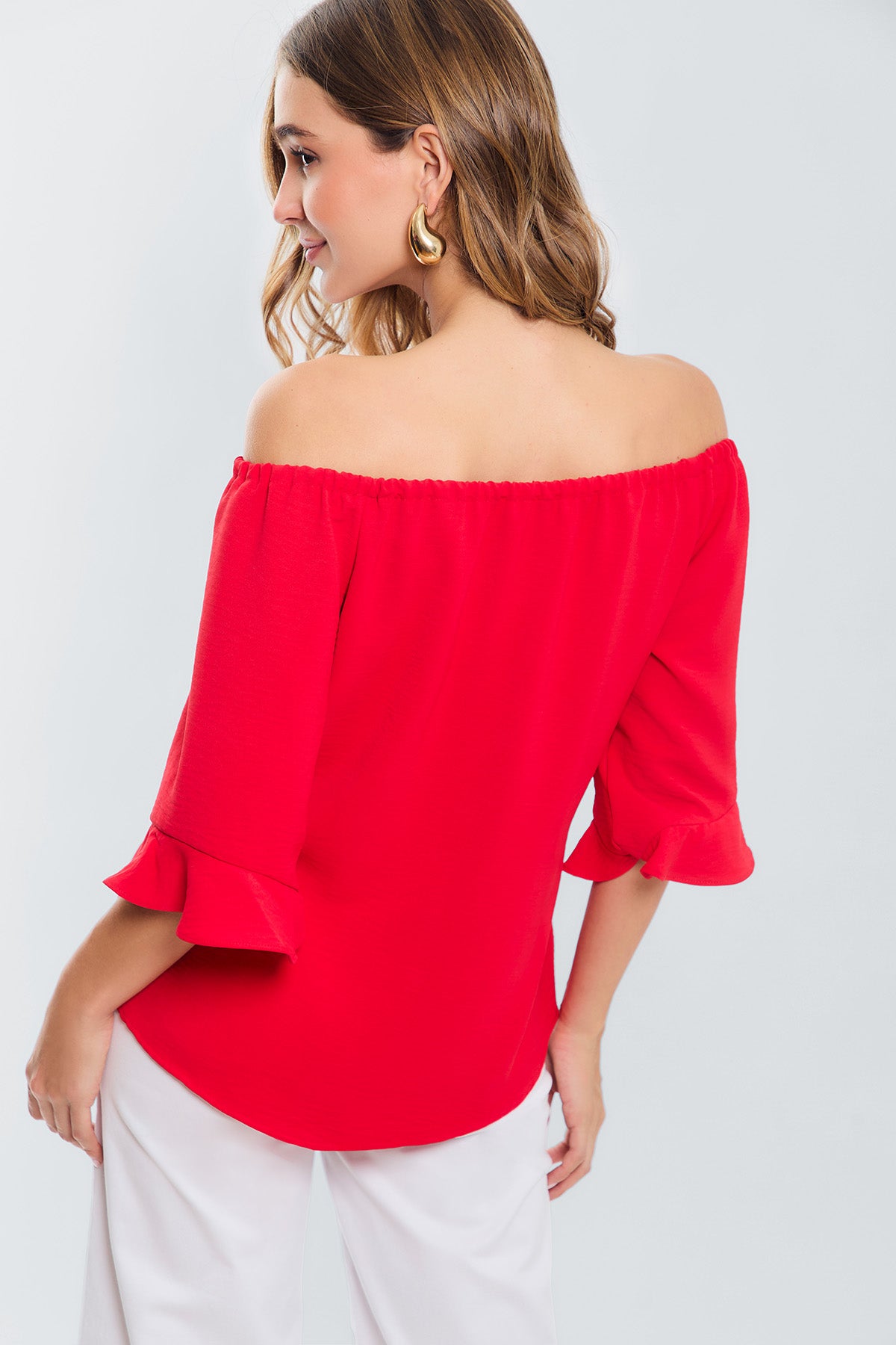 Blusa off shoulders con bolero