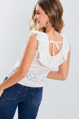 Blusa manga sisa escote con gola en hoja rota