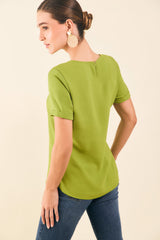 Blusa m/c con guardapolvo