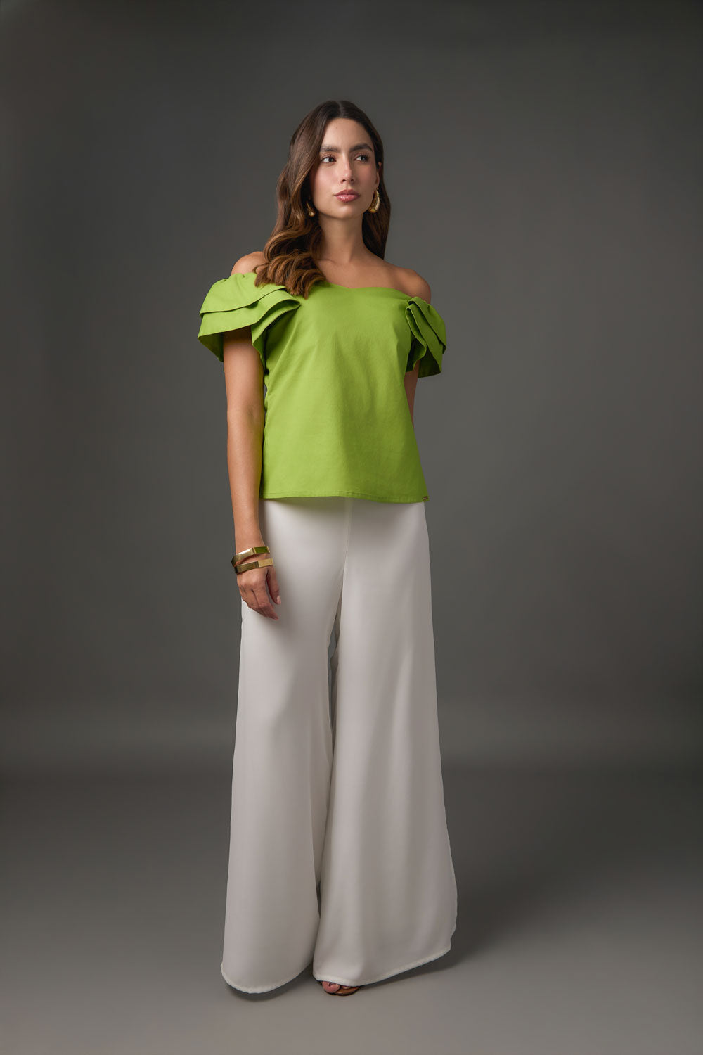 Blusa Layla Off Shoulder con Doble Bolero