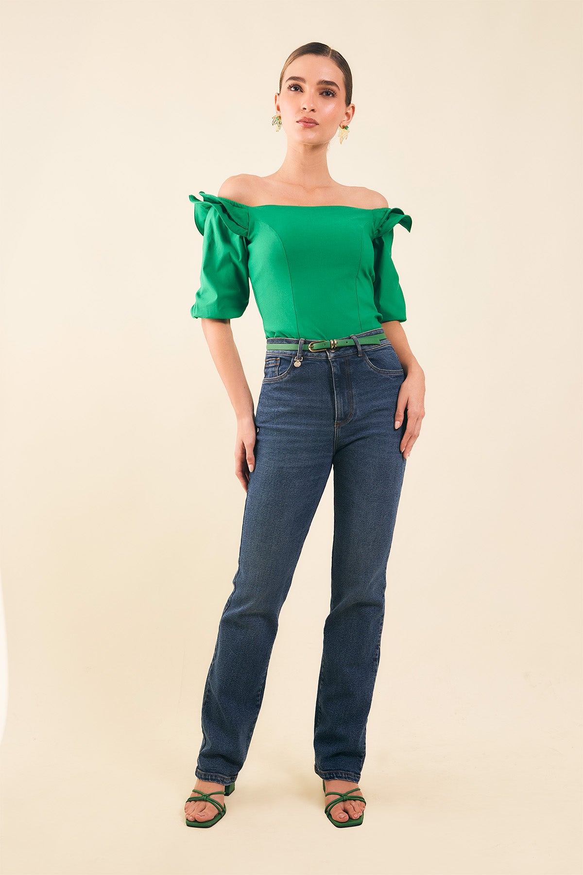 Blusa en bengalina