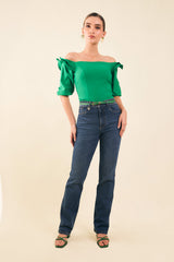 Blusa en bengalina