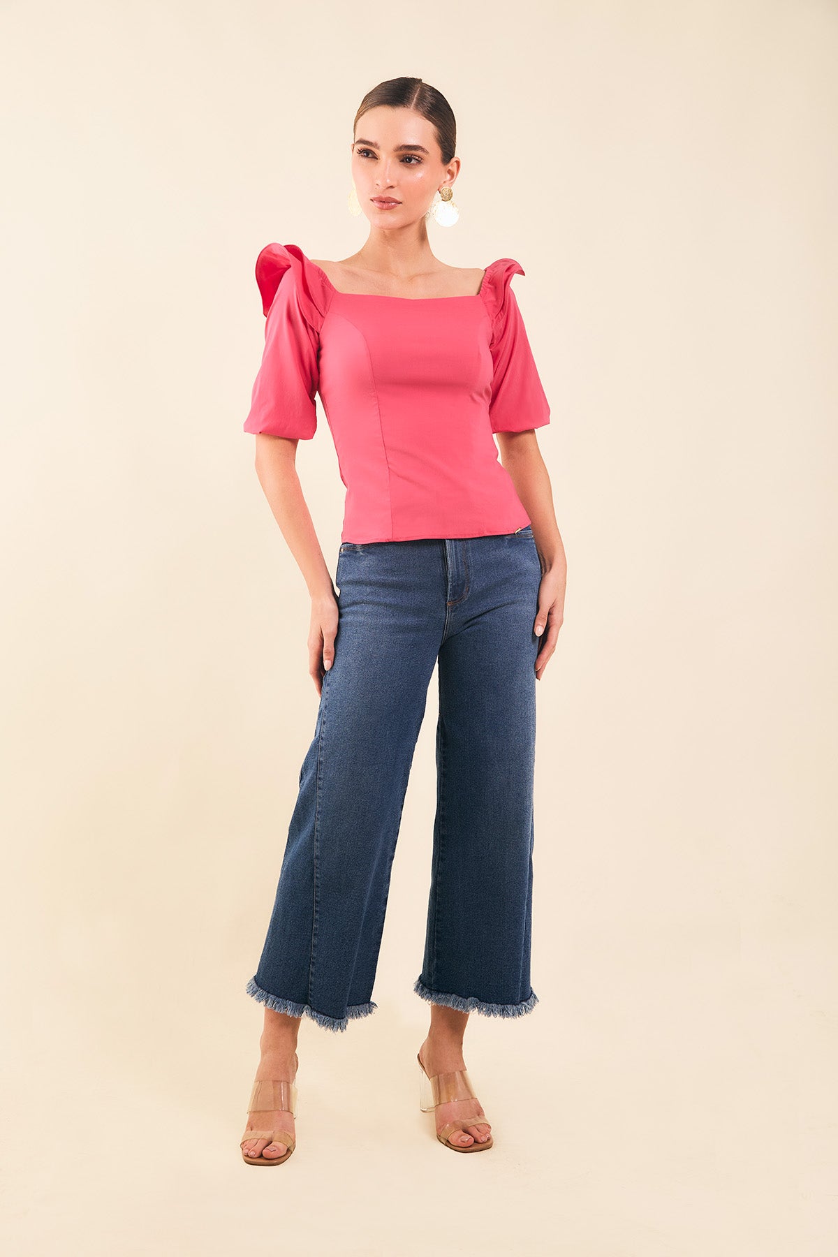 Blusa en bengalina