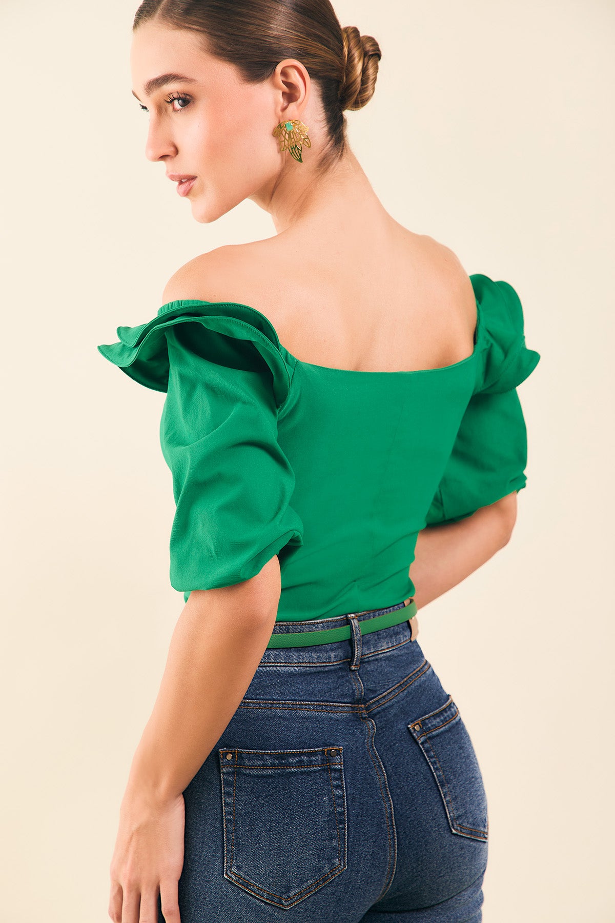 Blusa en bengalina