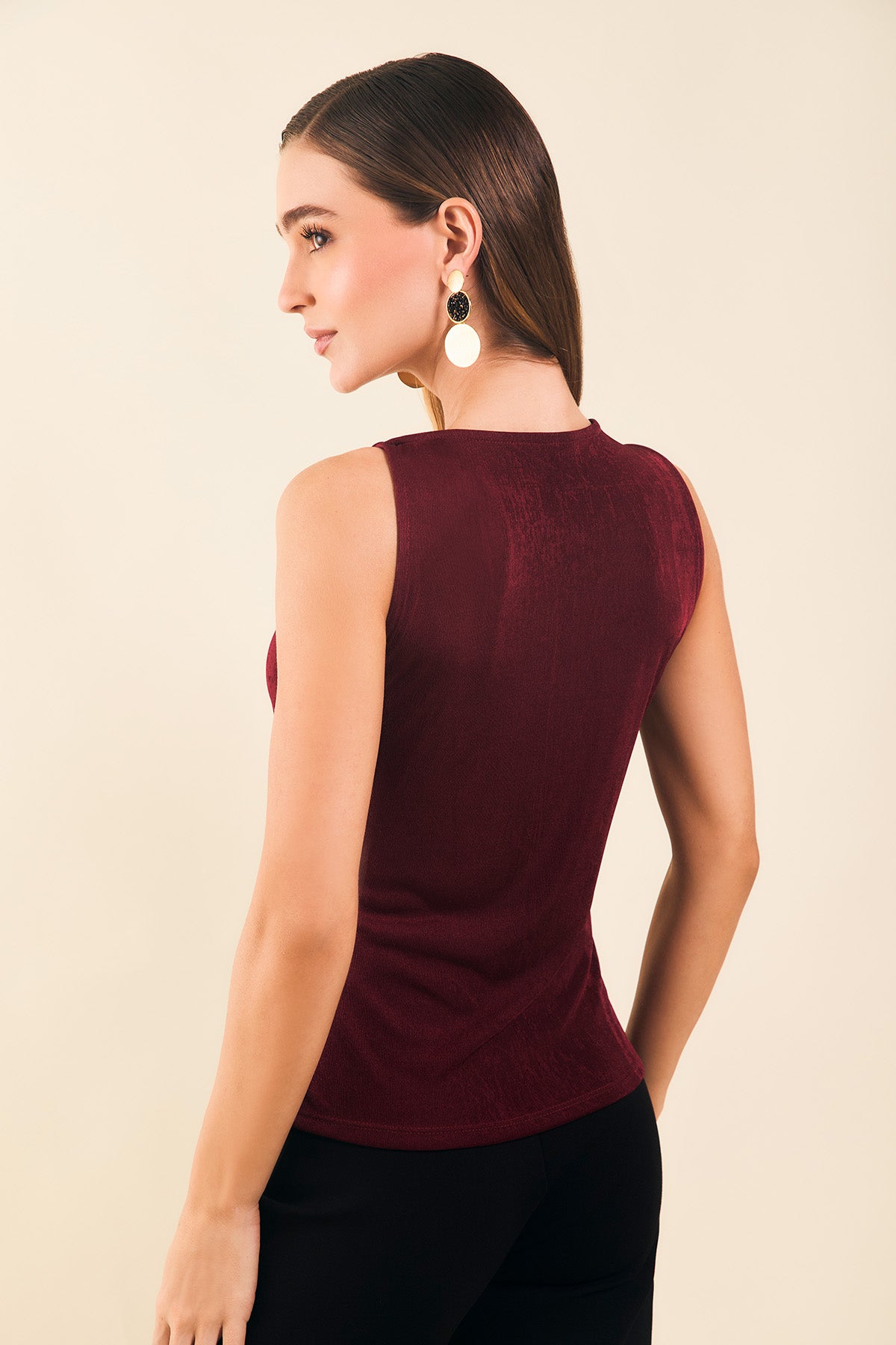 Blusa m/sisa  entorchada