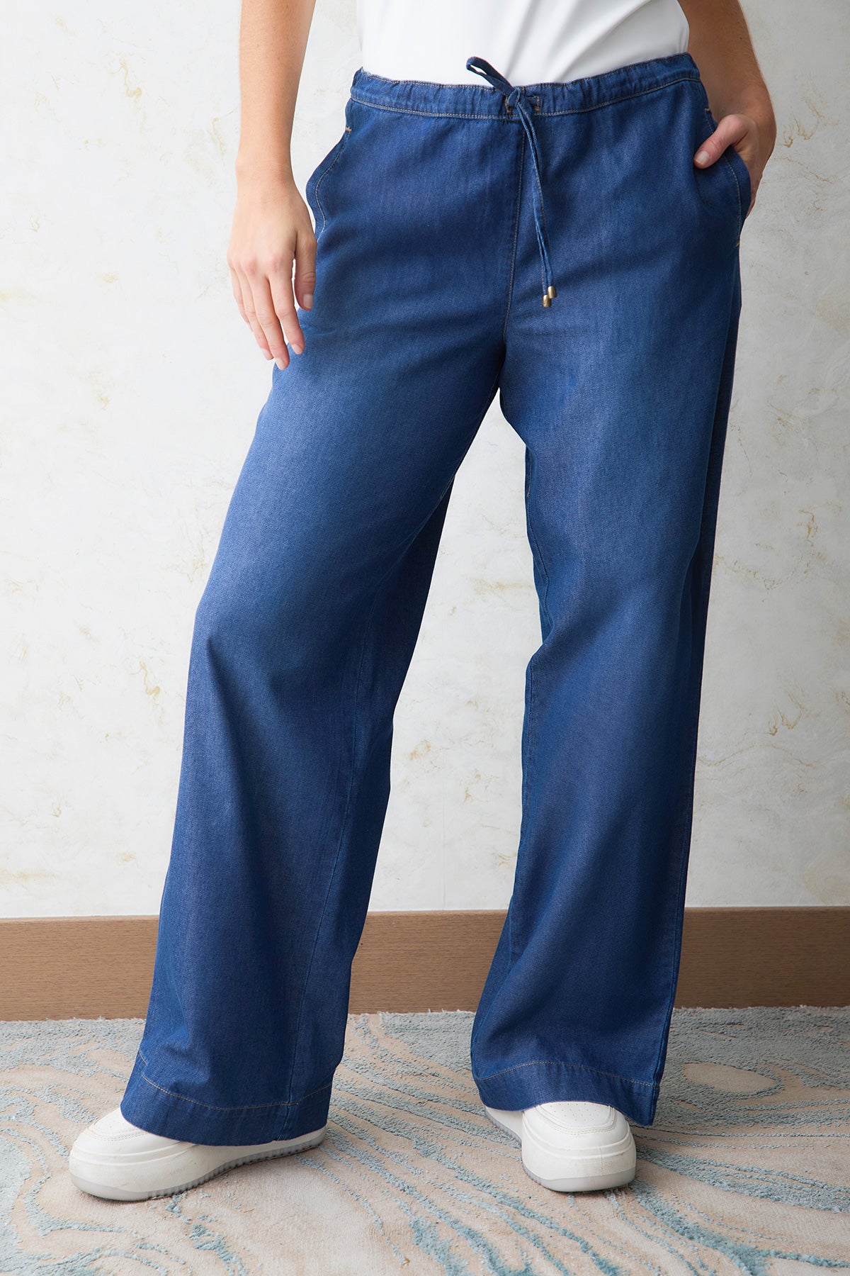 Pantalon baggy en tencel