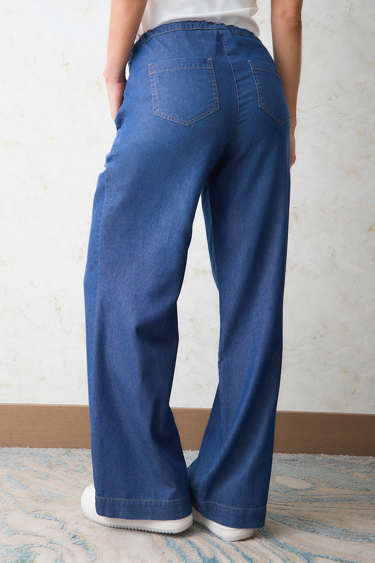 Pantalon baggy en tencel