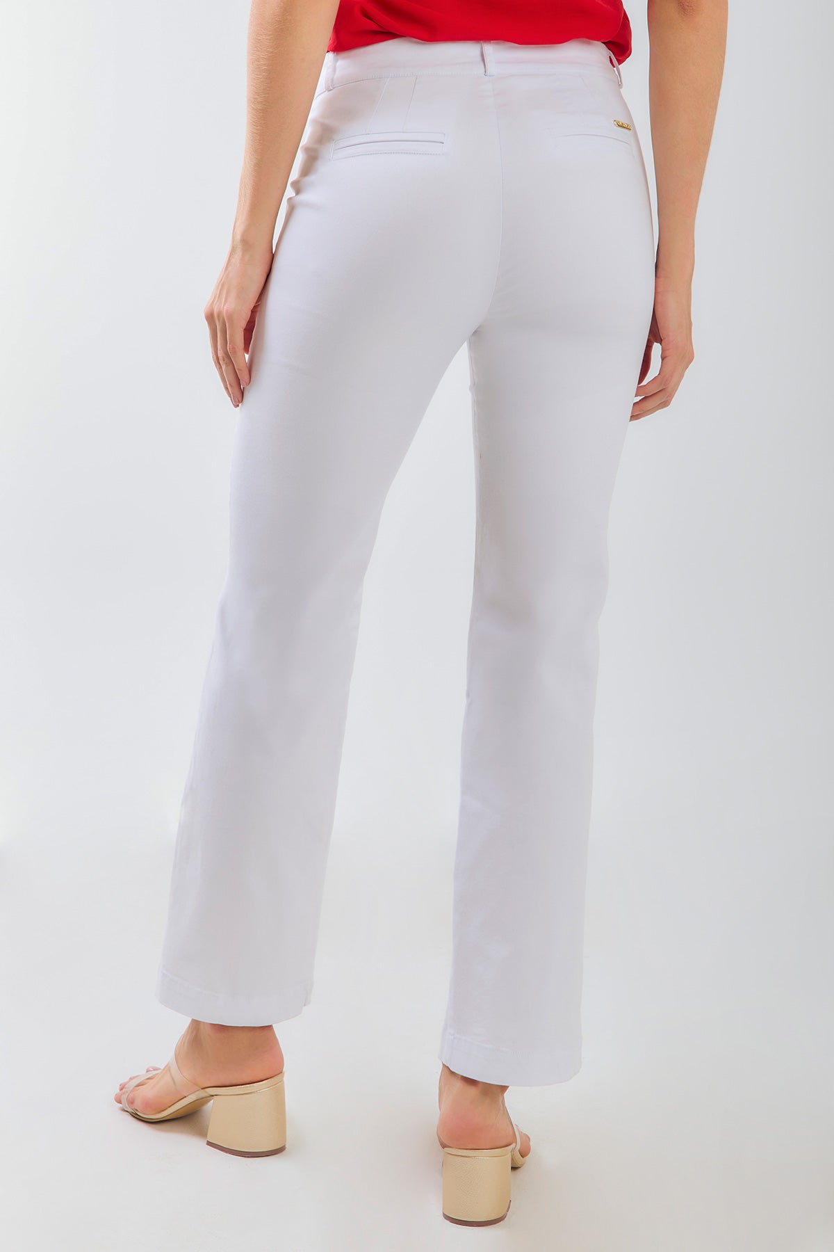 Pantalón en drill bota recta