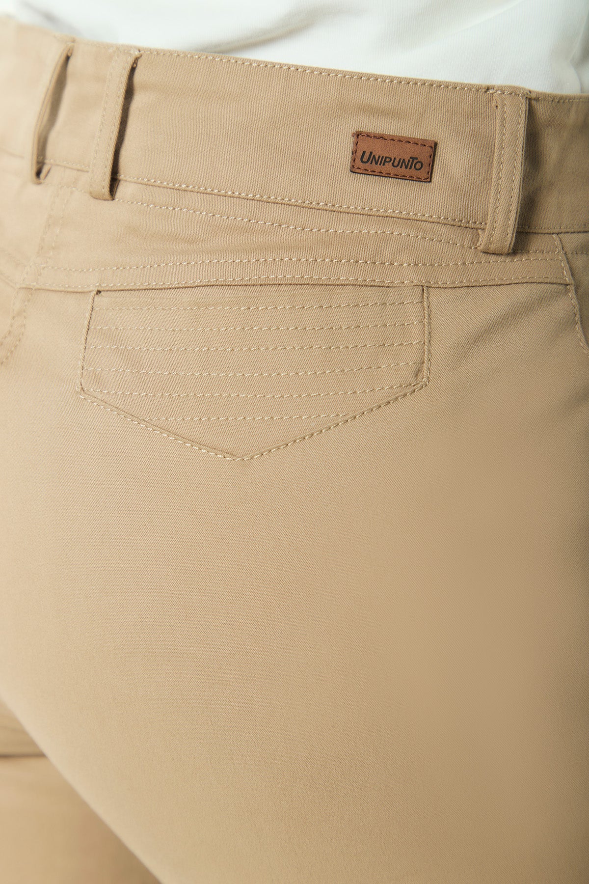 Pantalón en drill bota recta