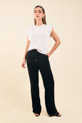 Pantalon bota recta pret-resot