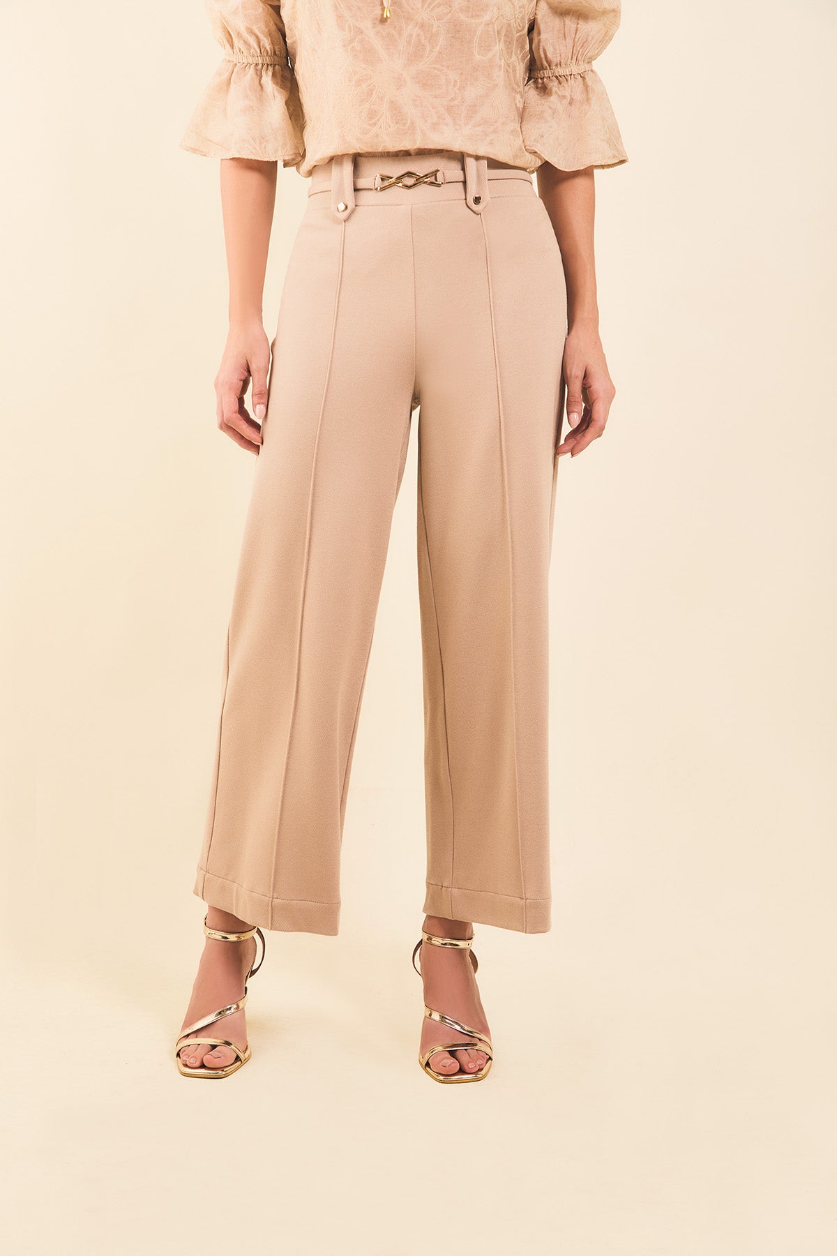 Pantalon culotte herraje en pretina